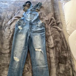 women’s jean overalls size 1